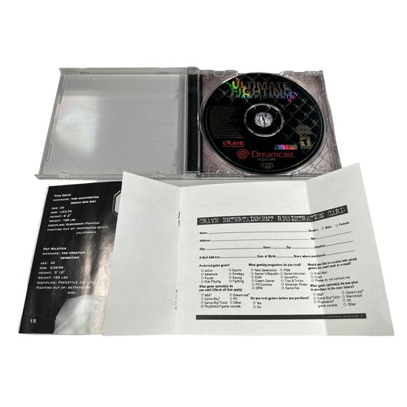 Ultimate Fighting Championship (Sega Dreamcast, 2000) Complete, Tested - Picture 3 of 6